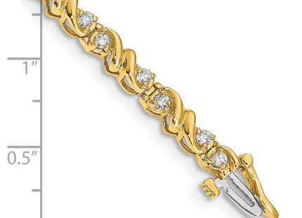 14k Yellow Gold Bracelets Style X816AAA - Classique Jewelry Inc.