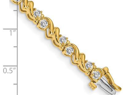 14k Yellow Gold Bracelets Style X817AA - Classique Jewelry Inc.