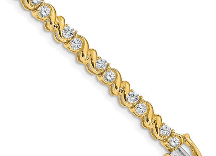 14k Yellow Gold Bracelets Style X818VS - Classique Jewelry Inc.