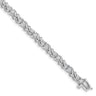 14k White Gold Complete 2.88 carat Round VS Diamond Fancy Swirl Tennis Bracelet