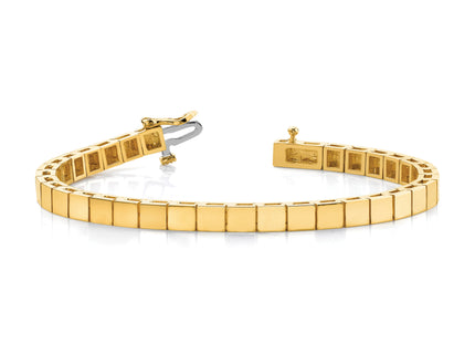 14k Holds 43 Stones up to Square Add-a-Diamond Bracelet