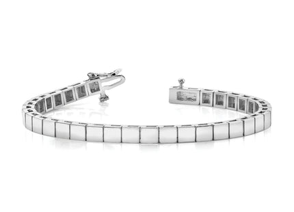 14k White Gold Holds 43 Stones up to Square Add-a-Diamond Bracelet