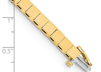 14k Gold Square Add-a-Diamond Bracelet with Multiple Stone Settings Options (Style X847)