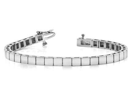 14k White Gold Bracelets Style X847W - Classique Jewelry Inc.
