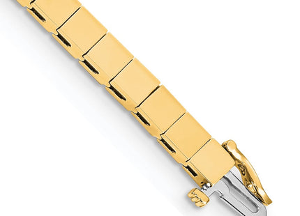 14k Gold Square Add-a-Diamond Bracelet with Multiple Stone Settings Options (Style X847)