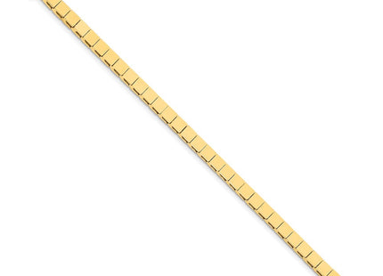 14k Gold Square Add-a-Diamond Bracelet with Multiple Stone Settings Options (Style X848)