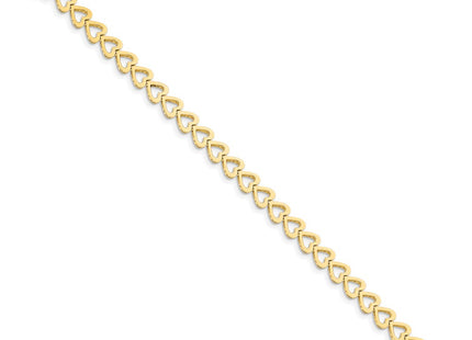 14k Yellow Gold Bracelets Style X849 - Classique Jewelry Inc.