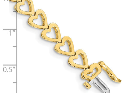 14k Yellow Gold Bracelets Style X849 - Classique Jewelry Inc.