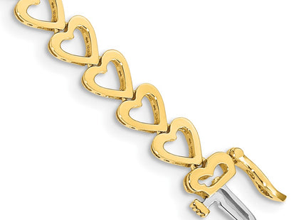 14k Yellow Gold Bracelets Style X849 - Classique Jewelry Inc.