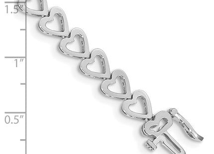 14k White Gold Bracelets Style X849W - Classique Jewelry Inc.
