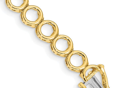 14k Yellow Gold Bracelets Style X852 - Classique Jewelry Inc.