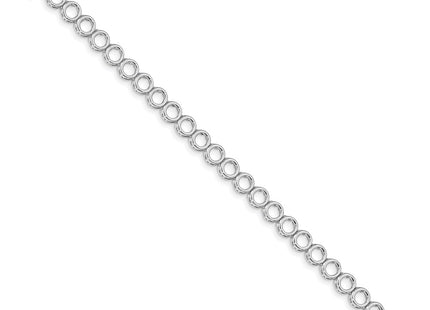 14k White Gold Bracelets Style X852W - Classique Jewelry Inc.