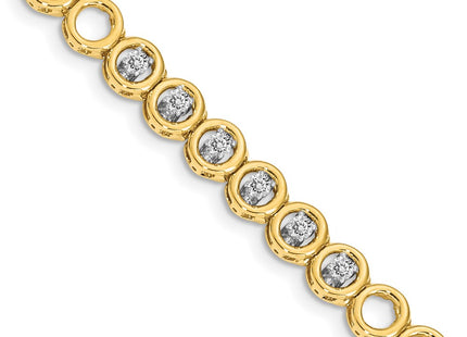 14k Yellow Gold Bracelets Style X853VS - Classique Jewelry Inc.