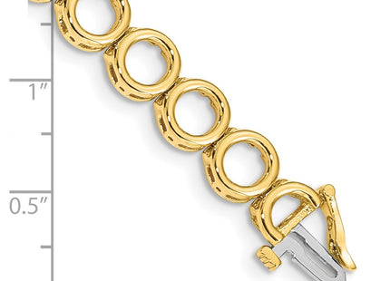 14k Yellow Gold Bracelets Style X855 - Classique Jewelry Inc.