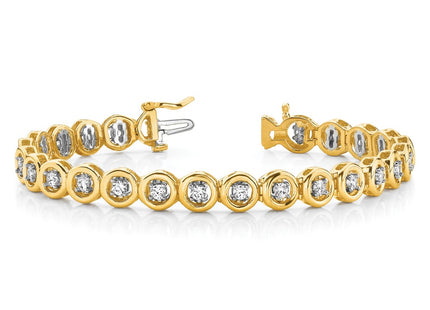 14k Yellow Gold Bracelets Style X855 - Classique Jewelry Inc.