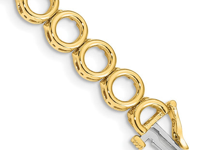 14k Yellow Gold Bracelets Style X855 - Classique Jewelry Inc.