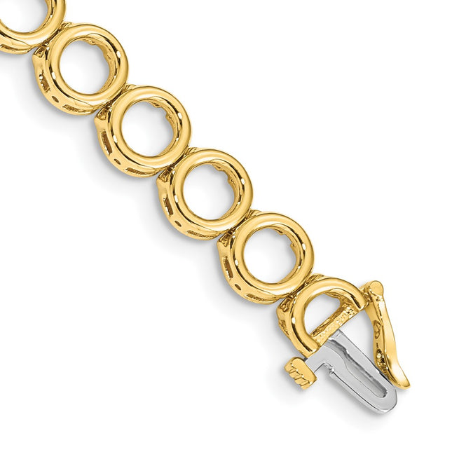 14k Yellow Gold Bracelets Style X855 - Classique Jewelry Inc.