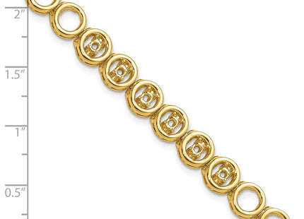 14k Yellow Gold Bracelets Style X856 - Classique Jewelry Inc.