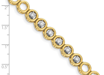 14k Yellow Gold Bracelets Style X856VS - Classique Jewelry Inc.