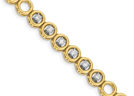 14k Yellow Gold Bracelets Style X856VS - Classique Jewelry Inc.
