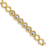 14k Complete 3/4 carat Round AAA Diamond Circle Add-A-Diamond Tennis Bracelet