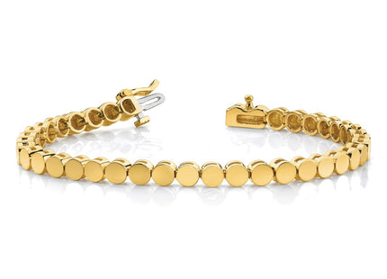 14k Yellow Gold Bracelets Style X858 - Classique Jewelry Inc.