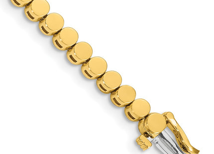 14k Yellow Gold Bracelets Style X858 - Classique Jewelry Inc.