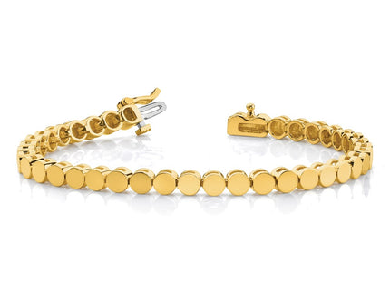 14k Yellow Gold Bracelets Style X861 - Classique Jewelry Inc.