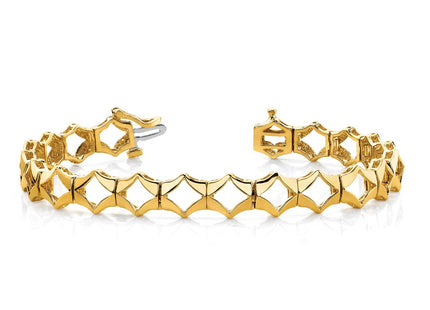 14k Yellow Gold Bracelets Style X864 - Classique Jewelry Inc.
