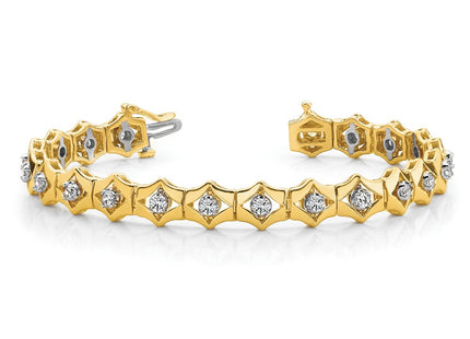 14k Yellow Gold Bracelets Style X864 - Classique Jewelry Inc.