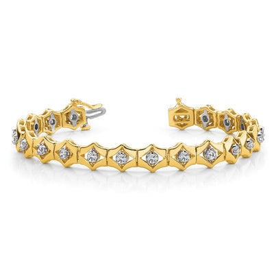 14K Holds 21 Stones up to Add-a-Diamond Tennis Bracelet