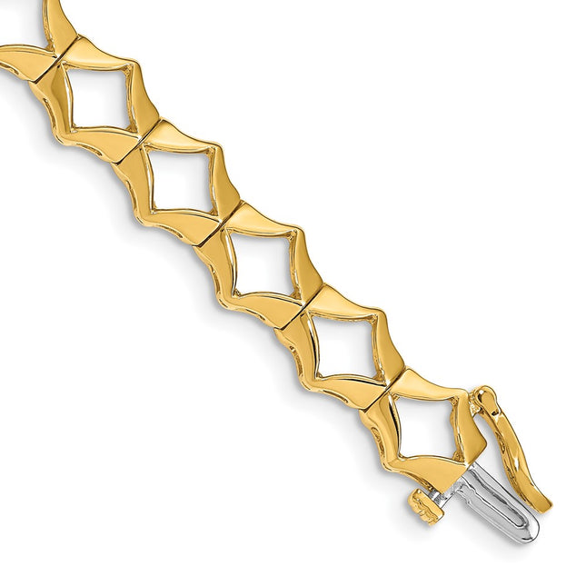 14k Yellow Gold Bracelets Style X864 - Classique Jewelry Inc.