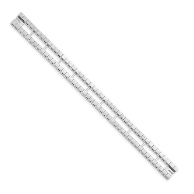 14K White Gold Tennis Jacket Blank, 6.5 x 11mm (6.0W-6.5)