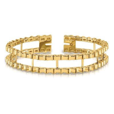 14K Tennis Jacket Blank, 6.5 x 10.5mm (2.0-6.5)