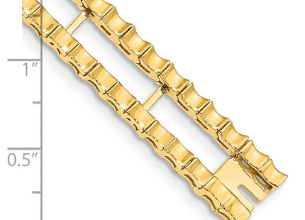 14K gold bracelet, further view