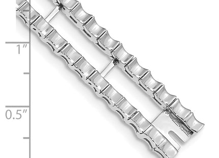 14K white gold bracelet, further view