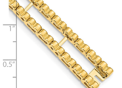 14K gold bracelet, further view