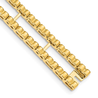 14K Tennis Jacket Blank, 6.5 x 10.5mm (2.5-6.5)