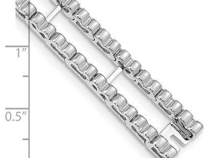 14K white gold bracelet, further view