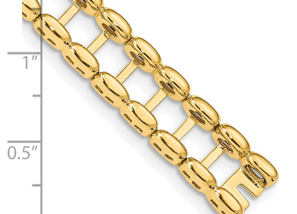 14K gold bracelet, further view