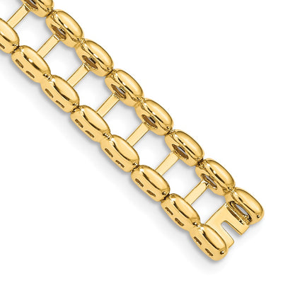 14K Tennis Jacket Blank, 6.5 x 10mm (2.0-6.5)