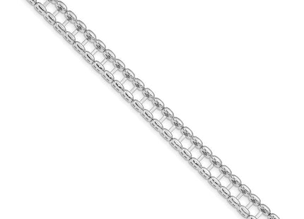 14K white gold bracelet, alternate view
