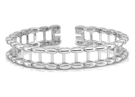 14K white gold bracelet, another view