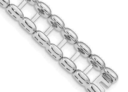 14K white gold bracelet