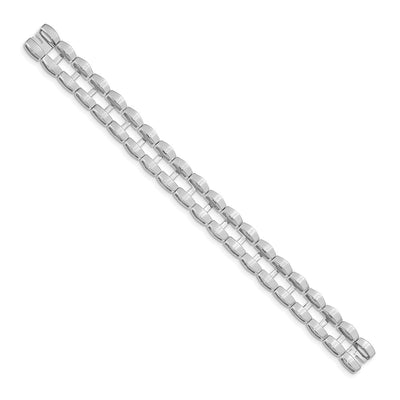 14K White Gold Tennis Jacket Blank, 6.5 x 11mm (2.0W-6.5)