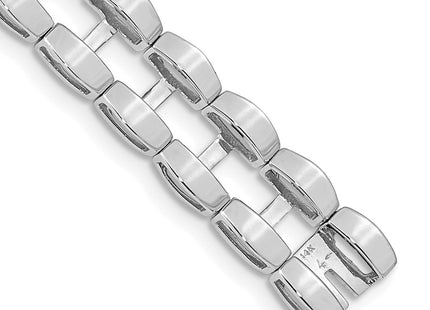 14K white gold bracelet