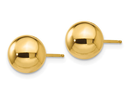 14K gold earrings, alternate view