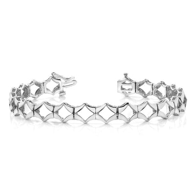 14K White Gold Holds 19 Stones up to Add-a-Diamond Tennis Bracelet