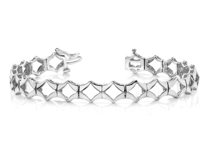14k White Gold Holds 19 Stones up to Add-a-Diamond Tennis Bracelet