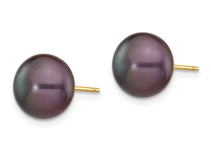 14k Yellow Gold Earrings Style X90BB - Classique Jewelry Inc.